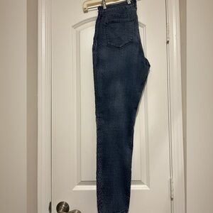 NYDJ patterned denim stretch jeans. Beyond comfortable!